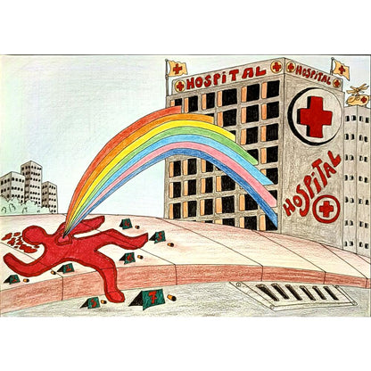 Zafer Dilekçi 35x25cm Orijinal Karikatür BOD06535