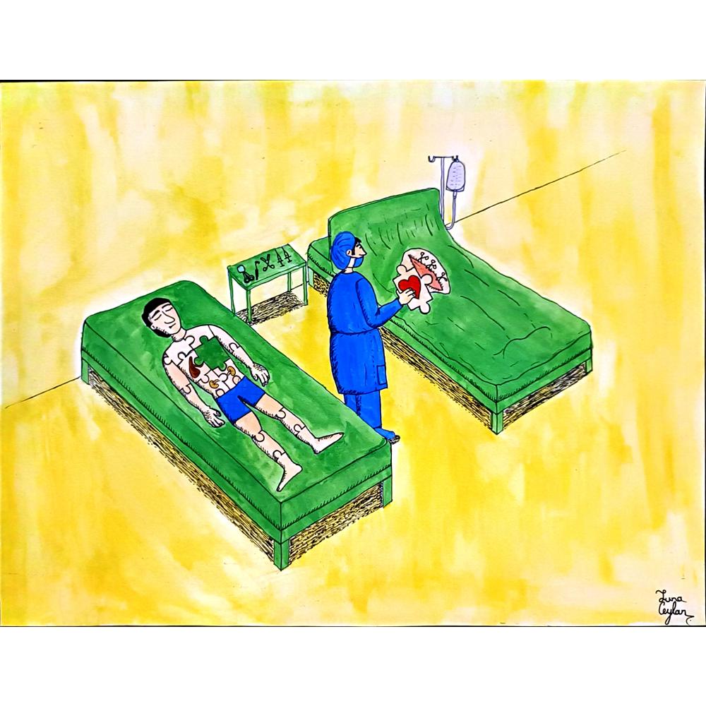 Tuna Ceylan 35x25cm Orijinal Karikatür BOD06537