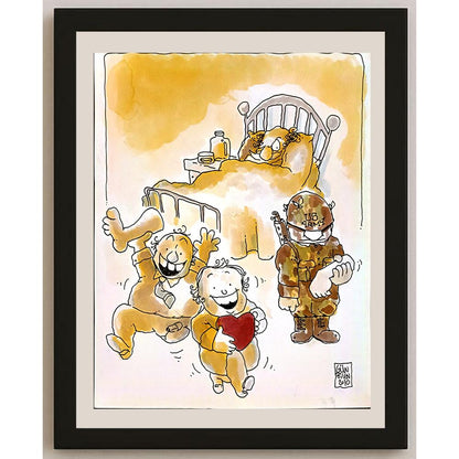 Serdar Günbilen 43x30cm Orijinal Karikatür BOD06541