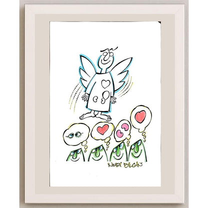 Nuri Bilgin 35x25cm Orijinal Karikatür BOD06545