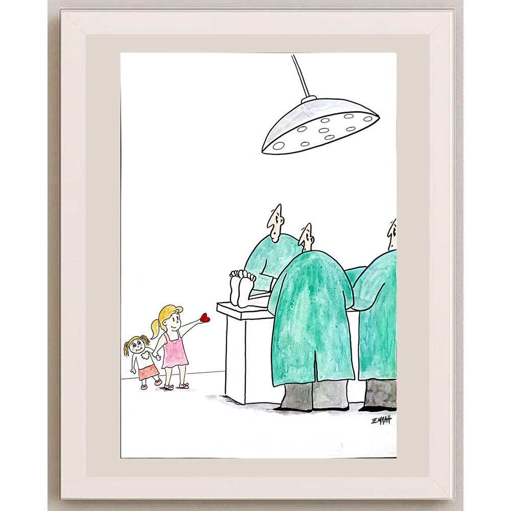 Emrah Arıkan 43x30cm Orijinal Karikatür BOD06546