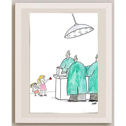 Emrah Arıkan 43x30cm Orijinal Karikatür BOD06546