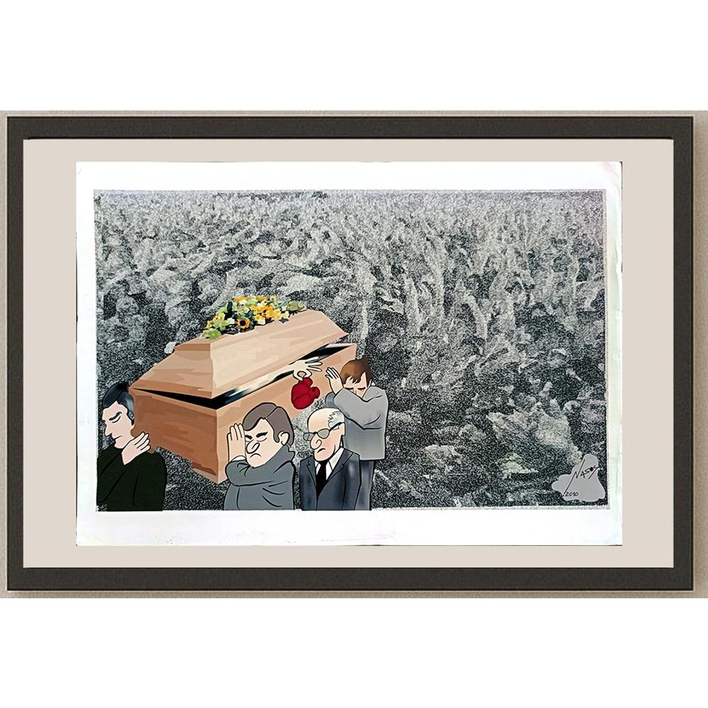 Athanassios Efthimiadis 43x30cm Orijinal Karikatür BOD06548