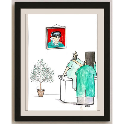 Emrah Arıkan 43x30cm Orijinal Karikatür BOD06550