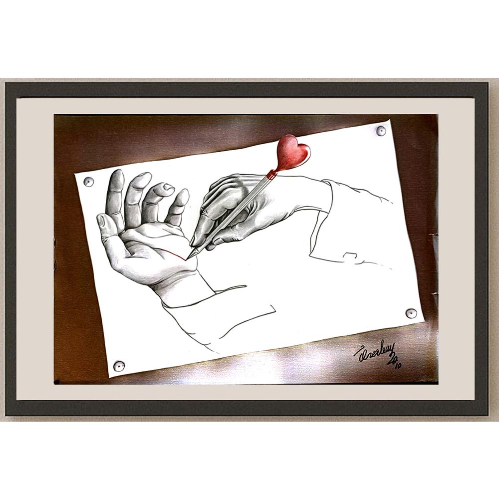 Önder Önerbay 43x30cm Orijinal Karikatür BOD06553