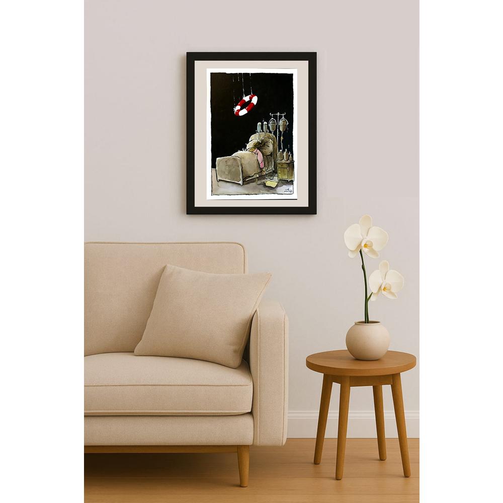 Sait Munzur 43x30cm Orijinal Karikatür BOD06555
