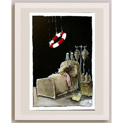 Sait Munzur 43x30cm Orijinal Karikatür BOD06555