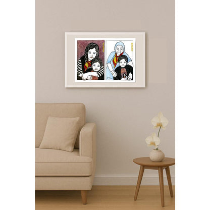 Nazmiye Zeber 43x30cm Orijinal Karikatür BOD06557