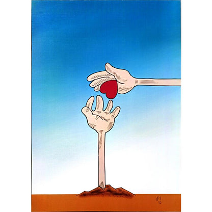 Emre Yılmaz 43x30cm Orijinal Karikatür BOD06561