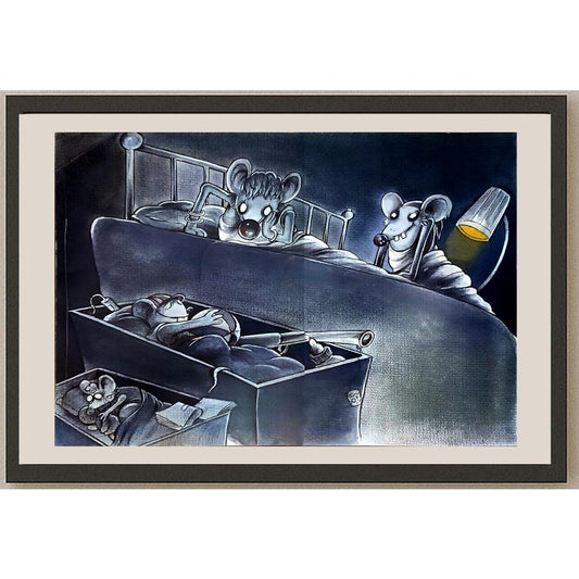 Rahim Baggal Asgari 43x30cm Orijinal Karikatür BOD06562