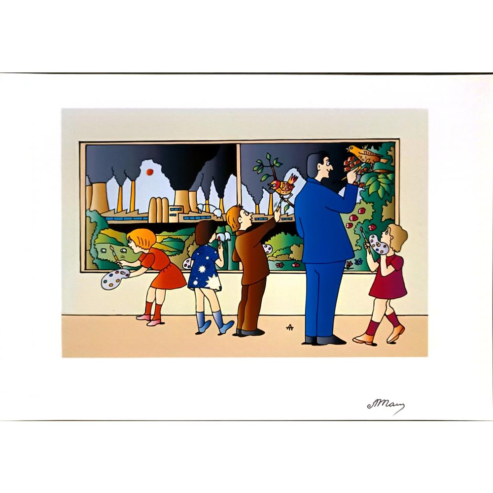 Alexei Talimonov 29x21cm Orijinal Karikatür BOD06566