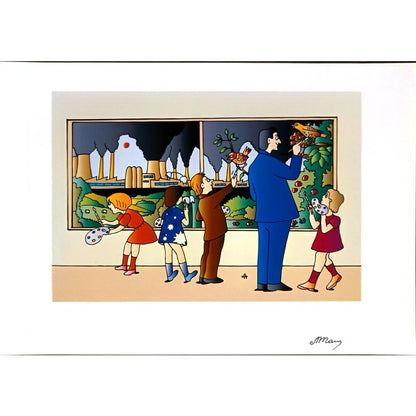 Alexei Talimonov 29x21cm Orijinal Karikatür BOD06566