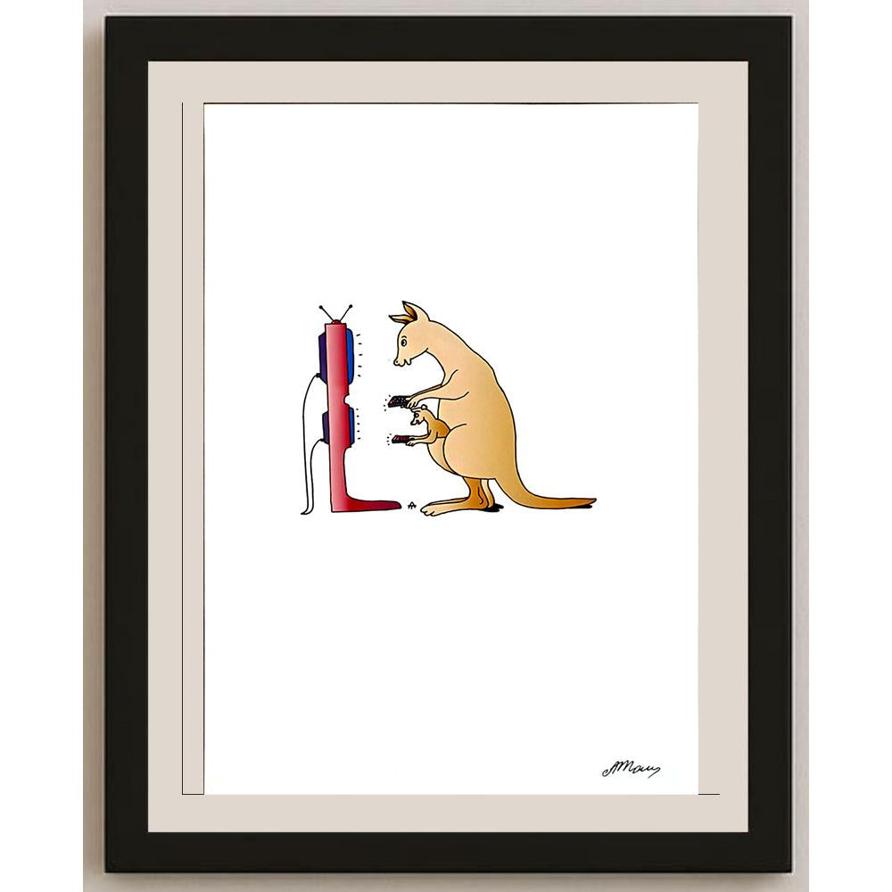Alexei Talimonov 29x21cm Orijinal Karikatür BOD06567