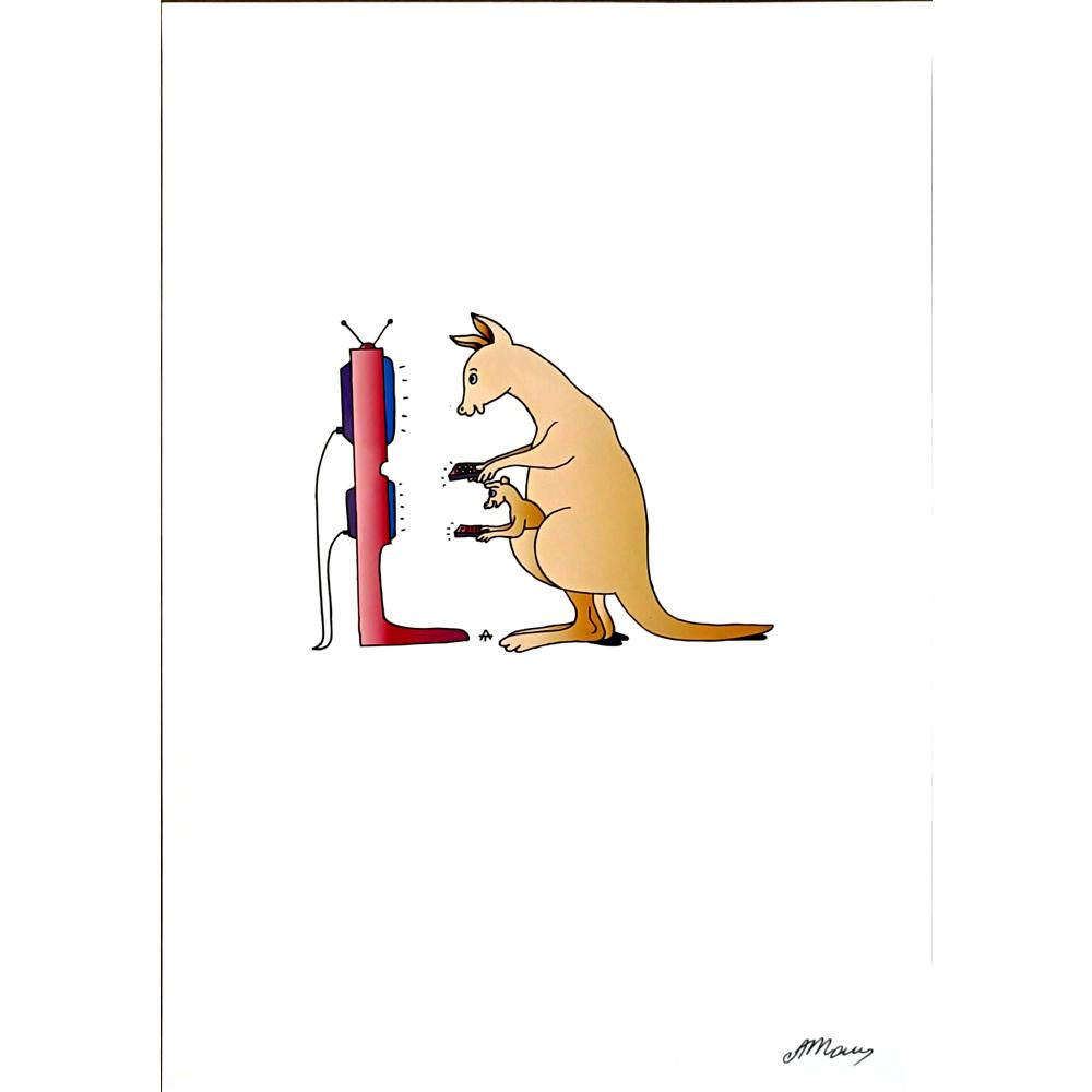 Alexei Talimonov 29x21cm Orijinal Karikatür BOD06567