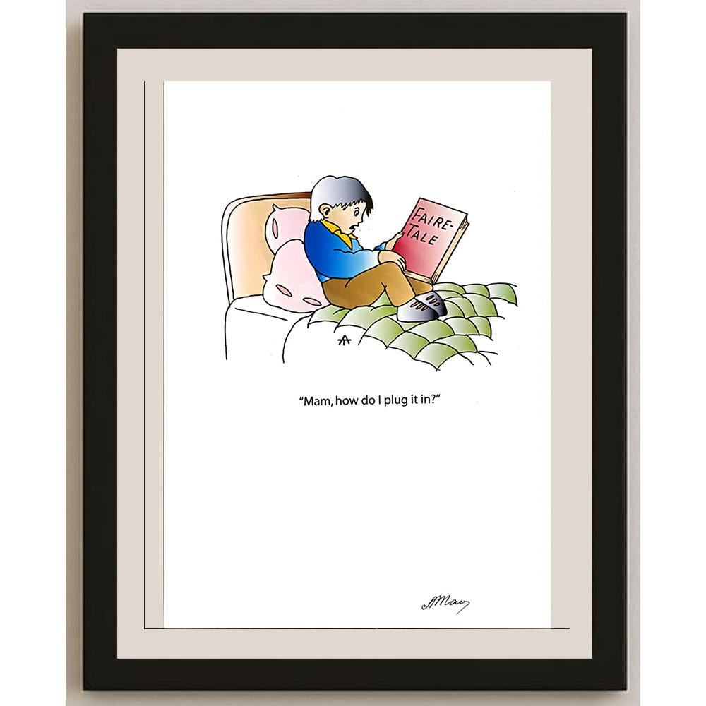 Alexei Talimonov 29x21cm Orijinal Karikatür BOD06569