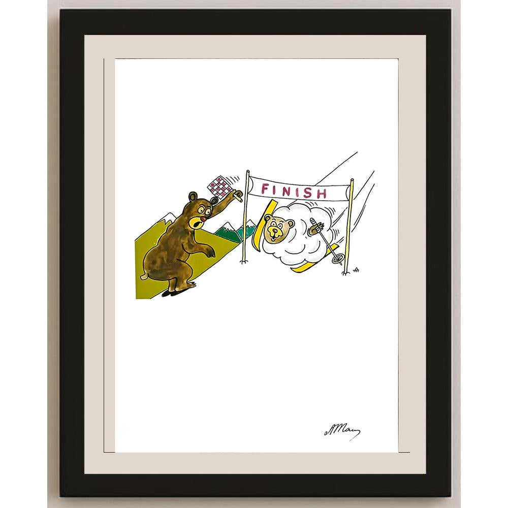 Alexei Talimonov 29x21cm Orijinal Karikatür BOD06571