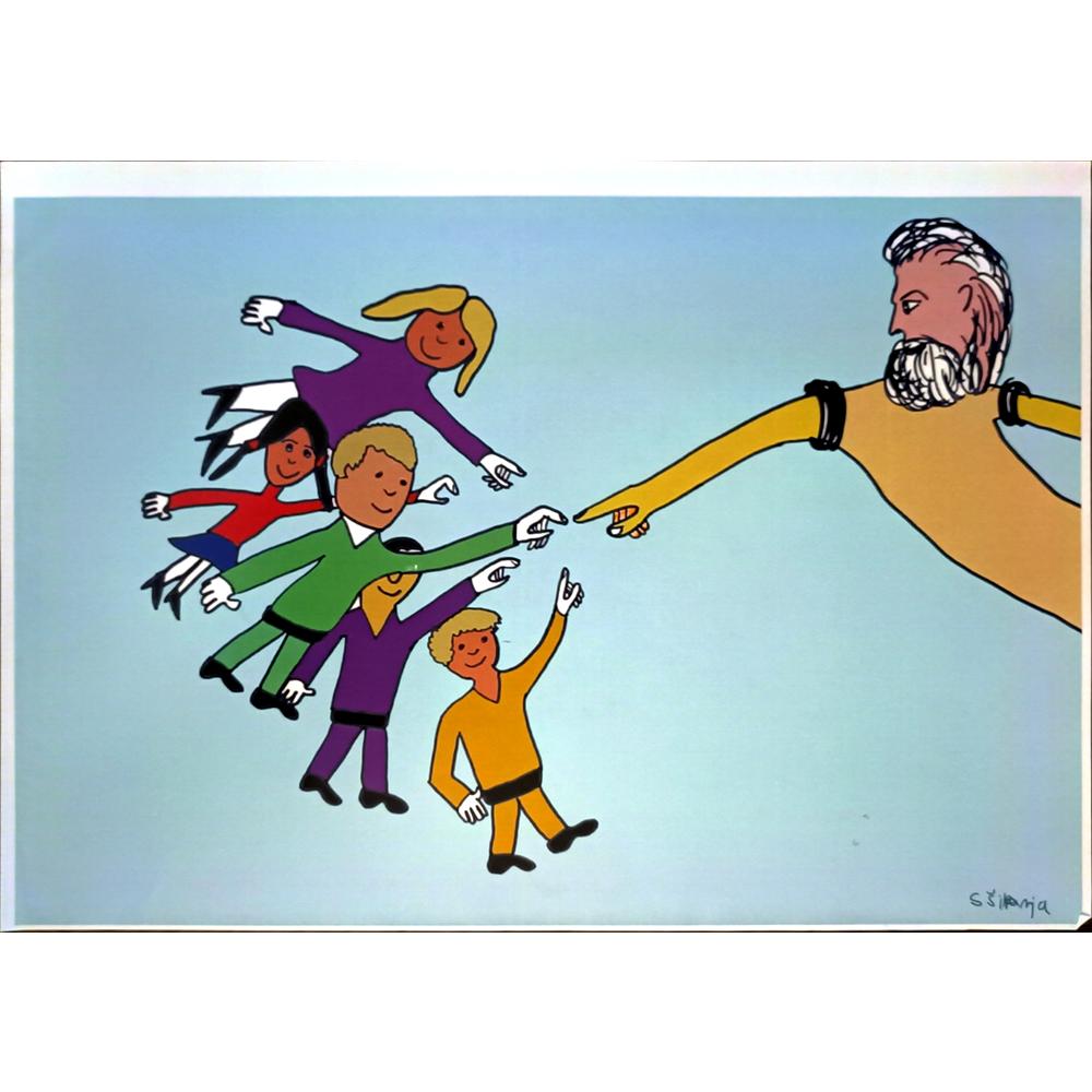 Severin Sikanja 29x21cm Orijinal Karikatür BOD06584
