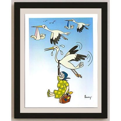 Huey Nguyen Huu 29x21cm Orijinal Karikatür BOD06585