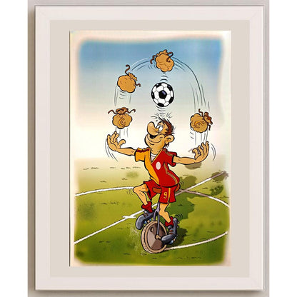 Roman Michel 29x21cm Orijinal Karikatür BOD06589