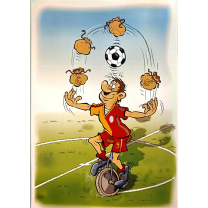 Roman Michel 29x21cm Orijinal Karikatür BOD06589
