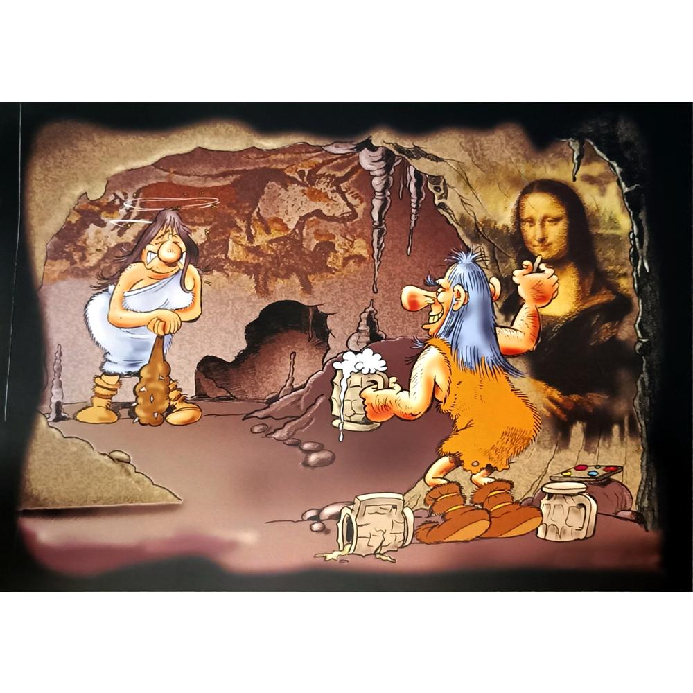 Roman Michel 29x21cm Orijinal Karikatür BOD06590