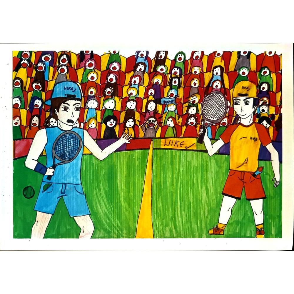 Katarina Hırbojevic 29x21cm Orijinal Karikatür BOD06594