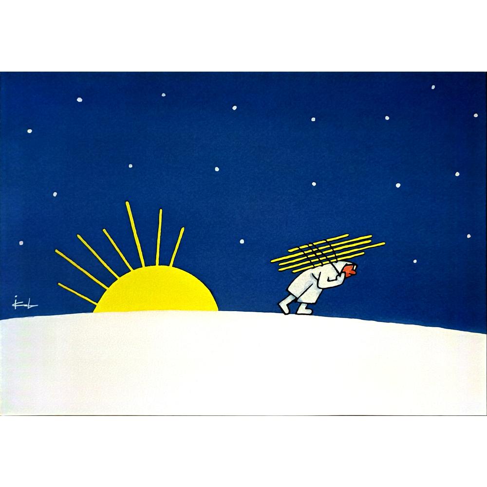 Ilya Katz 29x21cm Orijinal Karikatür BOD06602