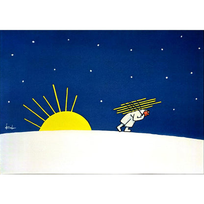 Ilya Katz 29x21cm Orijinal Karikatür BOD06602