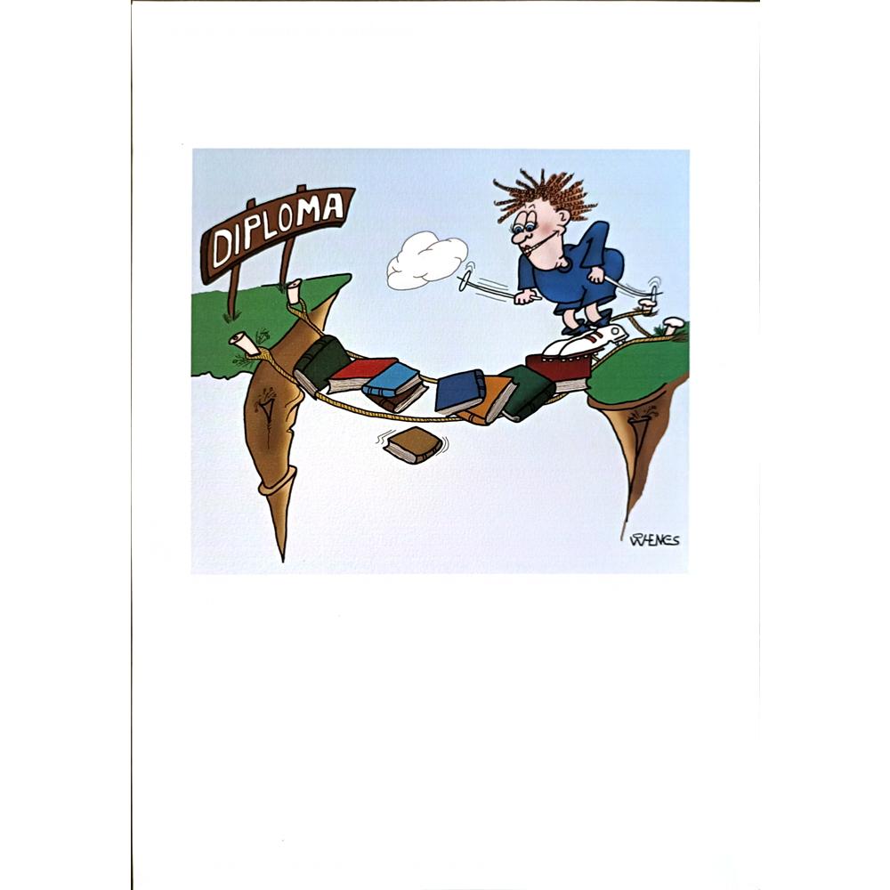 Willem Henkes 29x21cm Orijinal Karikatür BOD06606
