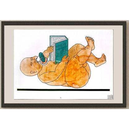 Mihal Danielescu 29x21cm Orijinal Karikatür BOD06607