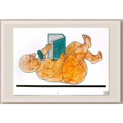 Mihal Danielescu 29x21cm Orijinal Karikatür BOD06607