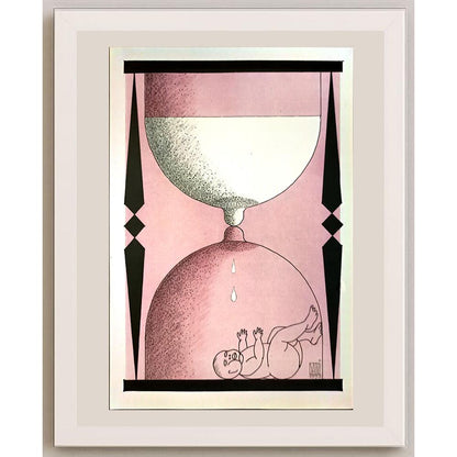 Mihal Danielescu 29x21cm Orijinal Karikatür BOD06608