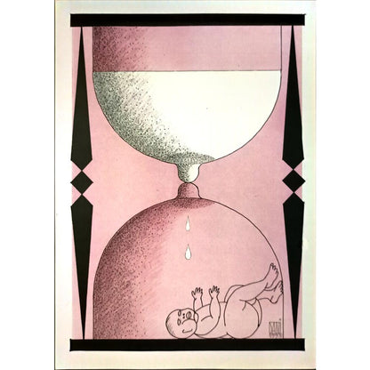 Mihal Danielescu 29x21cm Orijinal Karikatür BOD06608