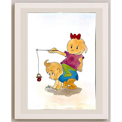 Emrahim Ghadrdan 29x21cm Orijinal Karikatür BOD06618