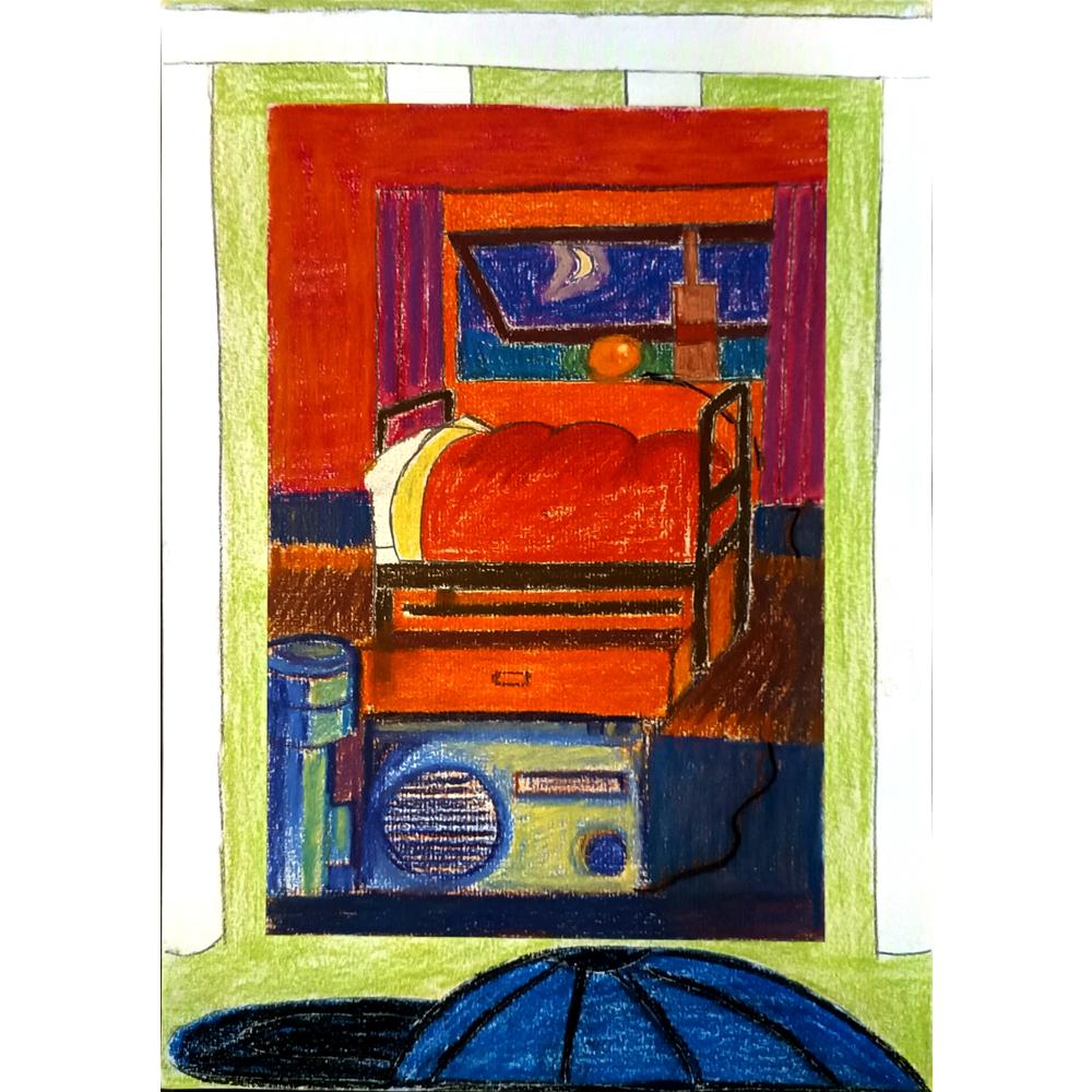 Cecilia Montague 29x21cm Orijinal Karikatür BOD06627