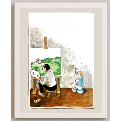 Valentin Georgiev 29x21cm Orijinal Karikatür BOD06633