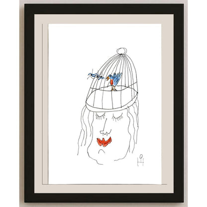Heino Partanen 29x21cm Orijinal Karikatür BOD06641