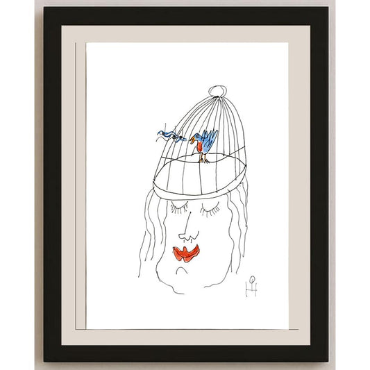 Heino Partanen 29x21cm Orijinal Karikatür BOD06641