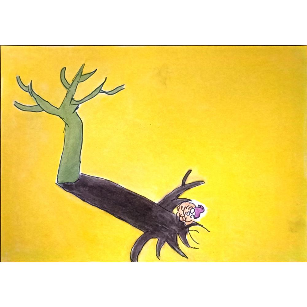 Yang Wenhan 29x21cm Orijinal Karikatür BOD06642