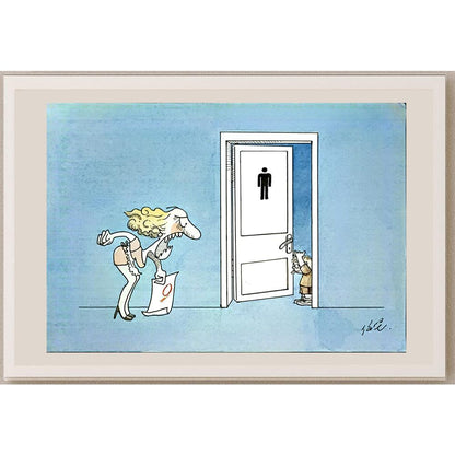 Ren Jian 29x21cm Orijinal Karikatür BOD06647
