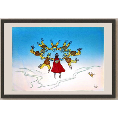 Tiana Juliansyah 29x21cm Orijinal Karikatür BOD06648