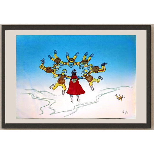 Tiana Juliansyah 29x21cm Orijinal Karikatür BOD06648
