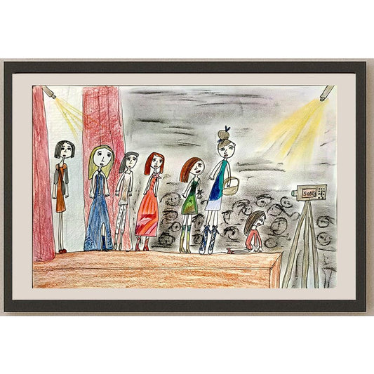Yoana Rangelova 29x21cm Orijinal Karikatür BOD06654
