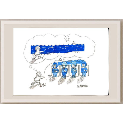 Serdar Sayar 35x25cm Orijinal Karikatür BOD06655