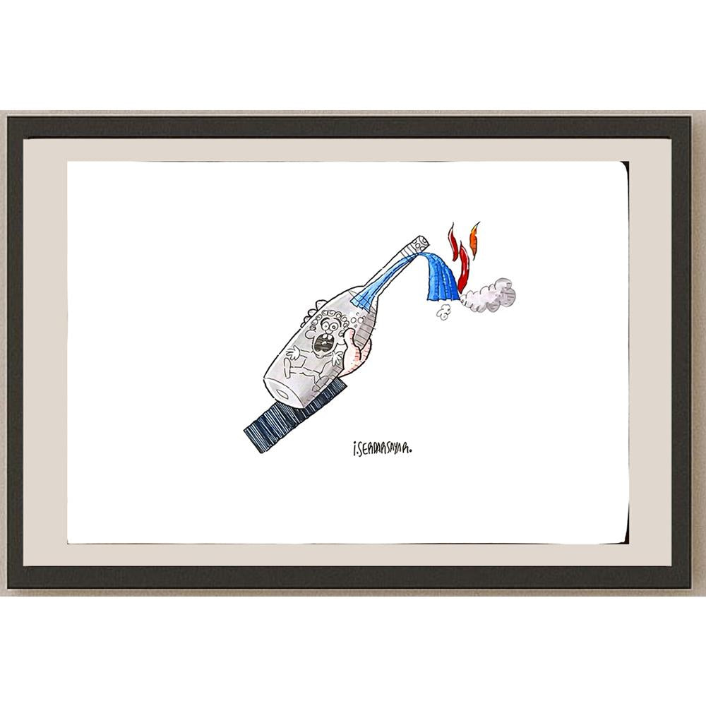 Serdar Sayar 35x25cm Orijinal Karikatür BOD06656