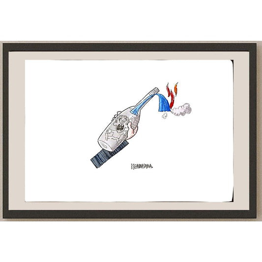 Serdar Sayar 35x25cm Orijinal Karikatür BOD06656