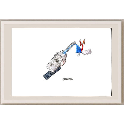 Serdar Sayar 35x25cm Orijinal Karikatür BOD06656