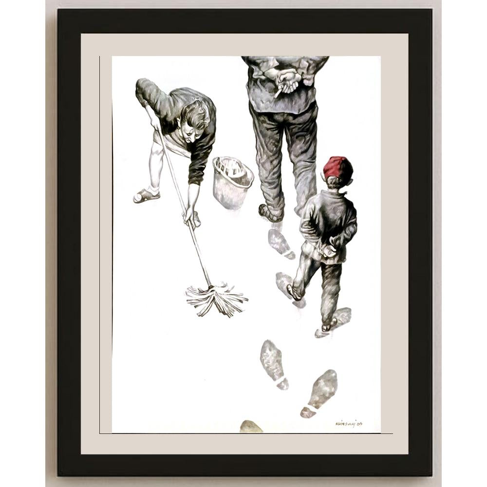 Agim Sulai 35x25cm Orijinal Karikatür BOD06662