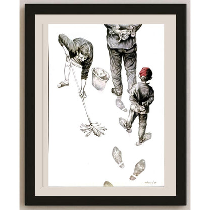 Agim Sulai 35x25cm Orijinal Karikatür BOD06662
