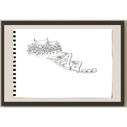 Derya Ülker 29x21cm Orijinal Karikatür BOD06669